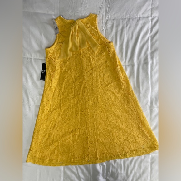 New York & Company: Yellow Lace Summer Dress - Picture 11 of 14